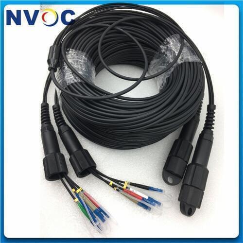 8cores 100M 125M 150M 200M 250M 300M SM G657A,LSZH,5.0mm,8C LC/SC/FC UPC-LC/UPC Armored Fiber Optic Patch Cord Cable