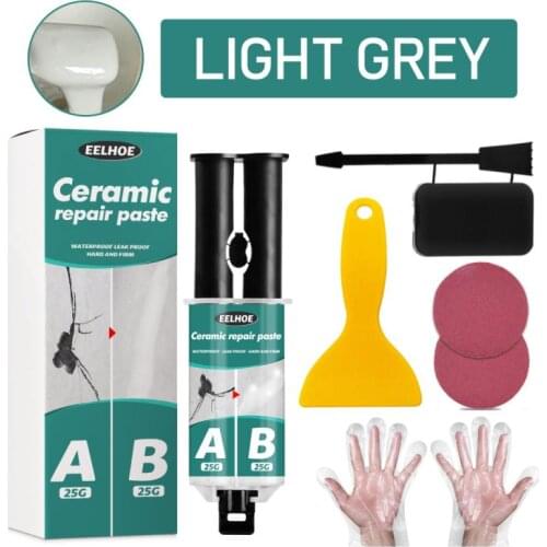 Tile Gap Repair Agent AB Glue Set Quick Dry Effective Tile Repair Paste Chips Scratches Dents Cracks Repair Set Wall Porcelain