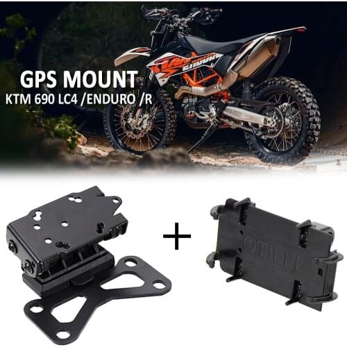 For 690 LC4 Enduro R Motorcycle Navigation Bracket Mobile Phone GPS Plate Bracket Support Phone Holder 690 LC4