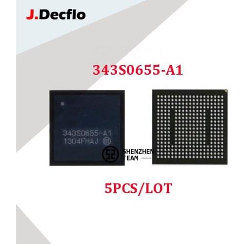 JDecflo 5Pcs/Lot 343S0655-A1 343S0655 For PMIC iPad 5 Air 1 iPad5 Mini2 Power Supply IC Chip U8100 Integrated Circuits Circutos