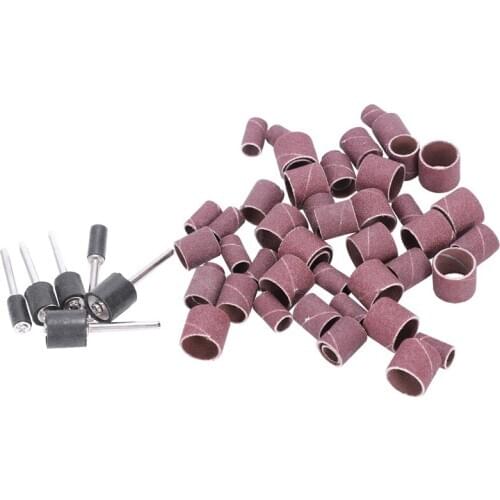 Jumbo 51pc Drum Sanding Kit - Fits Dremel - Includes Rubber Drum Mandrels - 1/2, 3/8 & 1/4 inch