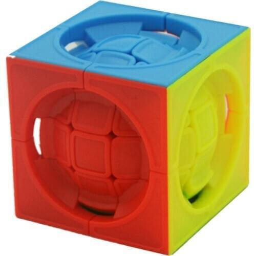Lefun Deformed 3x3x3 Centrosphere Cube 3x3x3 Magic Cube Puzzle Cubes Educational Toy Special Toys Ball in Cube