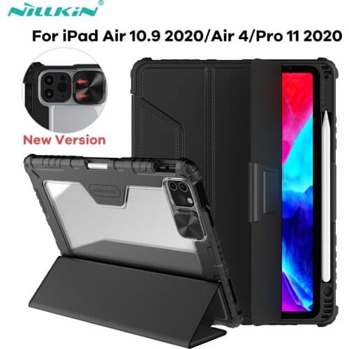 NILLKIN For iPad Air 4 Case Magnetic Smart Case For ipad pro 11 case 2020 Cover ipad Stand With Pencil Holder 2in1 ipad case