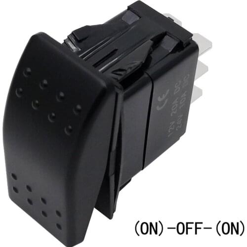 Newly 3 Position Momentary No Light 6PIN Car Truck 12 Volt Rocker Switch