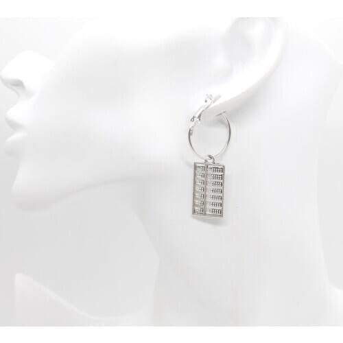 Brand New Design, Male and Female Metal Abacus Pendant Earrings Fashion Charm Earrings Jewelry Gift