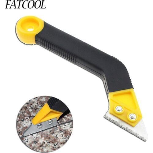 FATCOOL Removal of Old Grout Hand Tools Saw Blade With Plastic Handle,Professional Grout Saw Cleaning Tile Gap For Stripping
