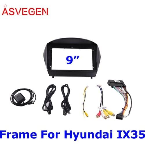 9”Car Radio Fascia Frame For Hyundai IX35 Car Dvd Frame Install Panel Dash Mount Installation Dashboard