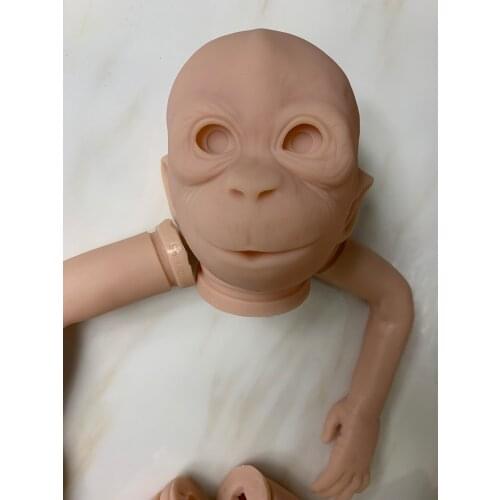 Kit realista de muñeca reborn monkey orangutans artista hecho sin pintar piezas de muñeca en blanco