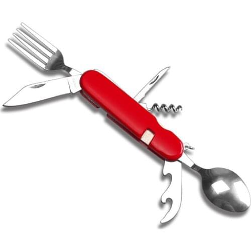 Corkscrew Multifunctional Stainless Steel Swiss Knife Multifunctional Combination Knife Outdoor Folding Knife Fixed Blade Knife