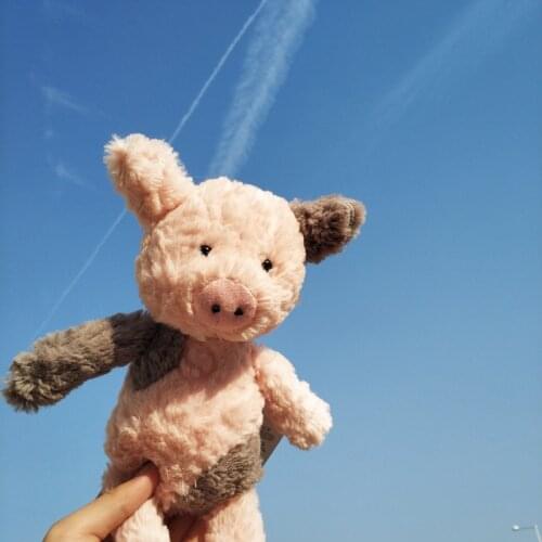 Super cute plush toy lovely animal monkey pig bear elephant soft stuffed doll appease toy birthday Christmas gift 1p