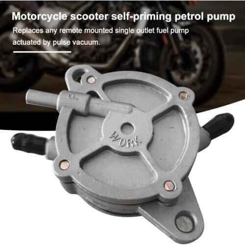 Vacuum Switch Gas Motorcycle Petrol Pump Self-priming For Moped Scooter Petcock Fuel