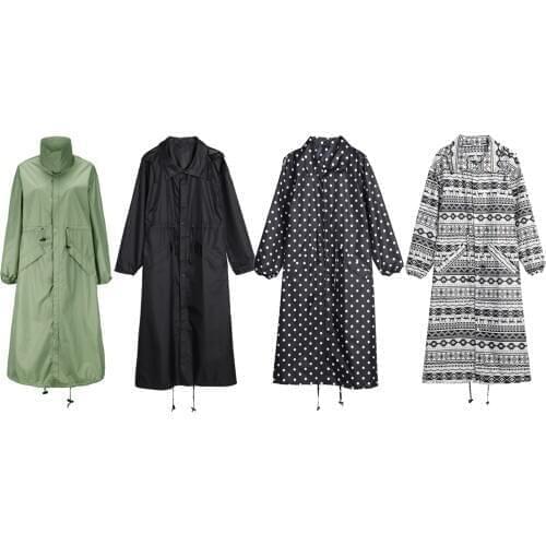 Outerwear Poncho Women Rain Coat Waterproof Raincoat Hooded Jacket for Outdoors