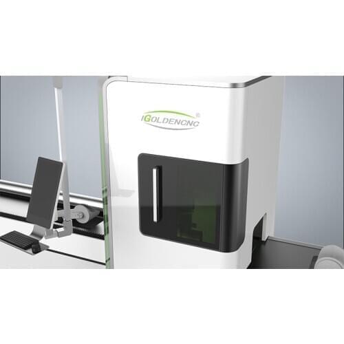 Igoldencnc cnc fiber laser cutter metal stainless steel tube pipe fiber laser cutting machine 1000w 2kw 6kw 4kw