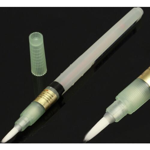 XNEMON 1PC Pen PCB Soldering Solder Tool Applicator Brush Head No Clean 10ML Soldering Flux Pen Epoxies