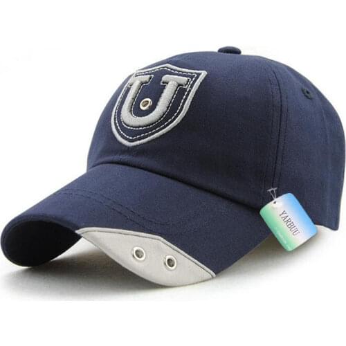 [YARBUU]baseball caps letter U embroidery cap spring cotton hat for men women new fashion Solid color adjustable peaked cap hats
