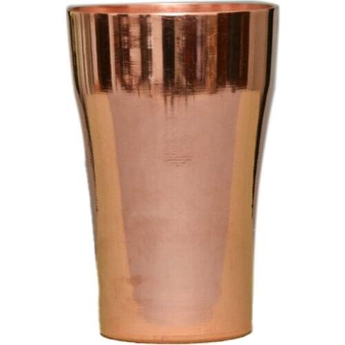 1PCS 400ML Handmade Pure Copper Retro Tea Water Cup Beer Cup Coffee Cup Travel