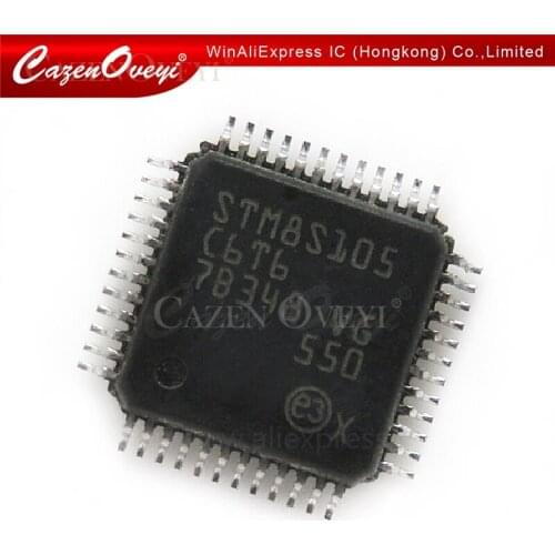 1pcs/lots STM8S105C6T6 STM8S105 TQFP-48 In Stock