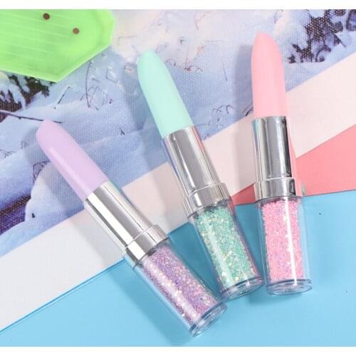 1pc Lipstick Shape Diamond Painting Tool Point Drill Pen Diamond Pens 5D Diamond Nail DIY Art Accessories