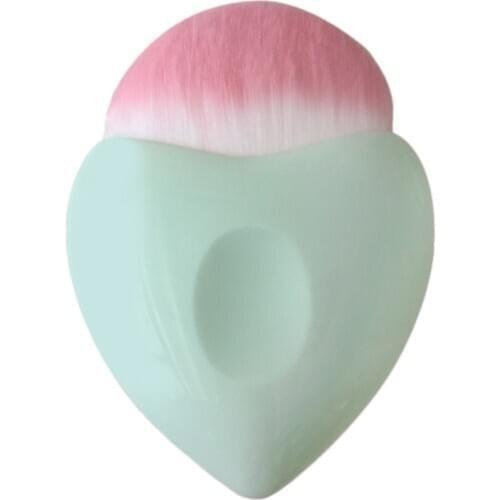 1pc Special Heart Shape Foundation Brush Makeup Brush Delicate Foundation Powder Makeup Brushes Cosmetic Brushes