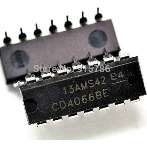 20PCS CD4066BE CD4066 / HEF4066 / HCF4066 four transmission gate DIP-14 Free shiping