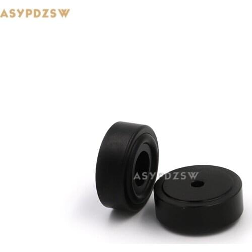 4PCS 30*12 B Style Sandblasting black Aluminum amplifier Speaker damping pads Computer machine feet