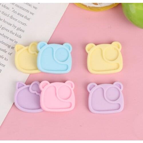 4Pcs/set 1/12 Dollhouse Miniature Dish Plate Doll Home Decor Dollhouse Pretend Play Kitchen Cooking Toy Set Accessories