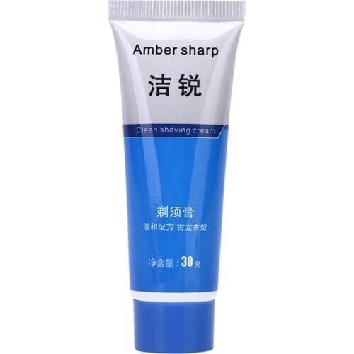 40g/bottle Shaving Cream For Men For All Skin Shaving Foam Manually Soften Beard Reduce Friction Shaving Cream Deionized Water