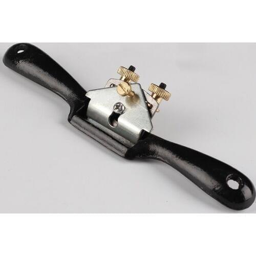 9 inch Adjustable word mini hand push double screw planer Iron Shave Plane Metal Cutting Edge For Woodworking Machinery