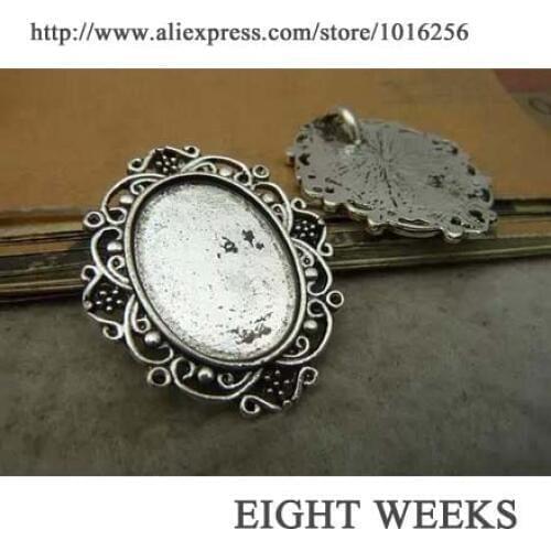 Jewelry accessories DIY manual alloy necklace pendant accessories charms/The base