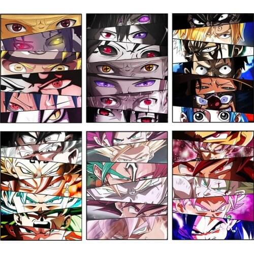 Japanese Anime Canvas Painting One Piece Dragon Ball Posters and Prints Print Mural Picture Childrens Room Home Wall Decoration