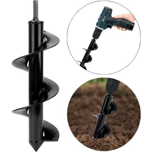 Fast Planter Hole Drill Plant Flower Bulb Garden Ground Grass Drill Hole Digger for Hex Drive Drill Digging Drill Bit