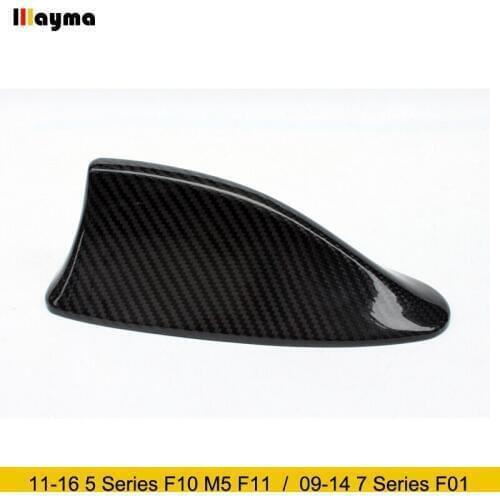 Carbon Fiber Shark Fin Antenna Cover For BMW 2011-2016 5 series 520i F10 M5 2009-2014 Fit For BMW 7 series 740i F01 Accessories
