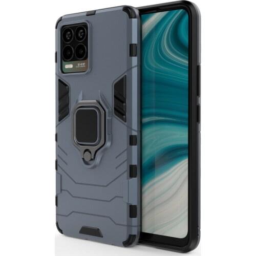 Bracket Ring Holder Case for Realme 8 Pro Q3 Case Realme C21 C20 V15 C3 case Stand Hybrid Cover For Realme GT V13 7 Pro