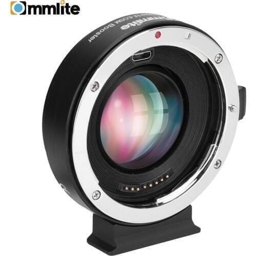 Commlite EF-EOSM Auto Focus Lens Mount Adapter Booster 0.71x Focal Length Booster Electronic AF for Canon EF Lense to EOSM Mount