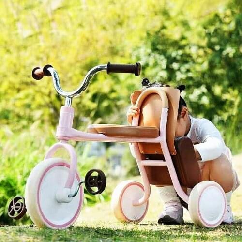 Baby Childrens Tricycle Single Bicycle Baby Stroller Outdoor Toy Car Step Scooter Outdoor Playset for Kids
