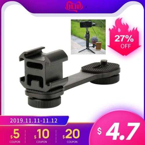 For Gimbal Zhiyun Smooth 4 Accessories Mount Microphone Adapter Light Bracket for DJI Osmo Mobile 3 isteady X