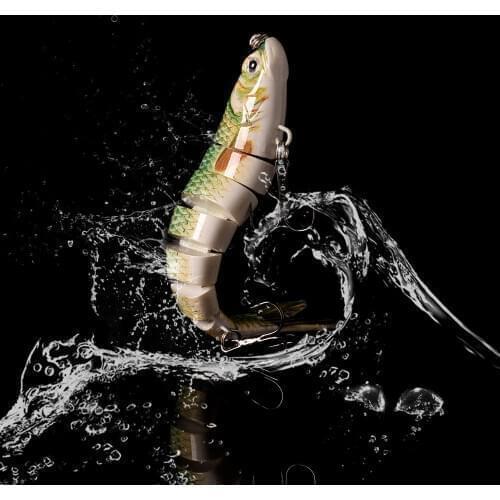 HENGJIA Fishing Wobbler18G/27G 3 Size 1pcs Multi Segment Swimbait Artificial Hard Bait Sinking Lure Crankbait Fishing Tackle