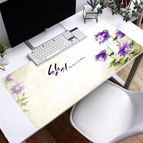 Sell Well Beautiful Flowers High Quality Large Size Mouse Pad Gaming Rubber MousePad PC Office Decoration Home Table Mat 90*40cm