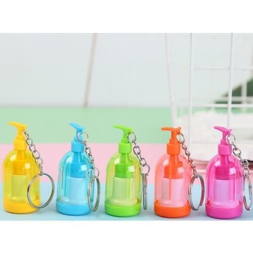 Creative stationery ballpoint pen cute cartoon modeling retractable pen Keychain pendant childrens pen wholesale