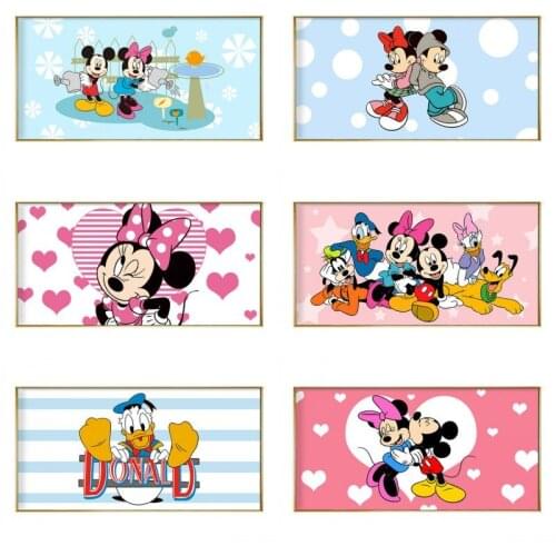 Disney 5D DIY Cartoon Mickey Minnie Mouse Love Life Diamond Painting Kits Embroidery Full Mosaic Rhinestone Craft for Home Decor