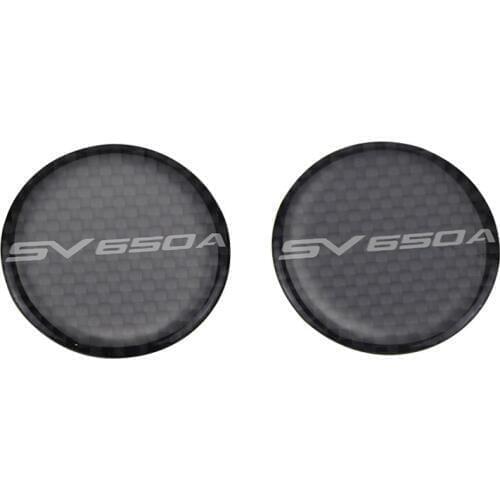 KODASKIN Motorcycle Stickers Raise 3D Emblem Carbon Decals for SUZUKI SV650A