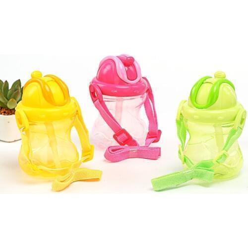 New strap water cup baby gourd type small kettle Children learn drinking cup Baby drinking kettle Training kettle baby supplies