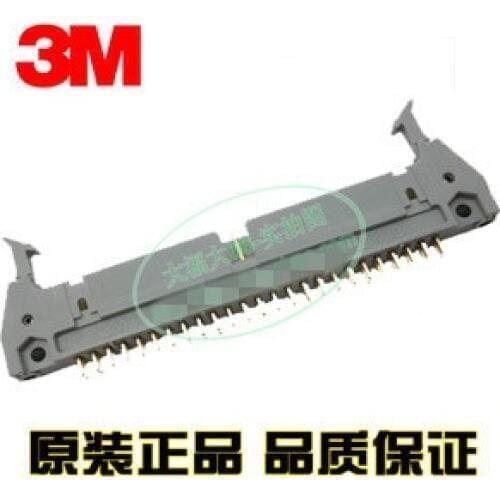 Original new 100% gold plated connector 3433-6002LC 50 core PL horn horn straight pin DC2 socket connector