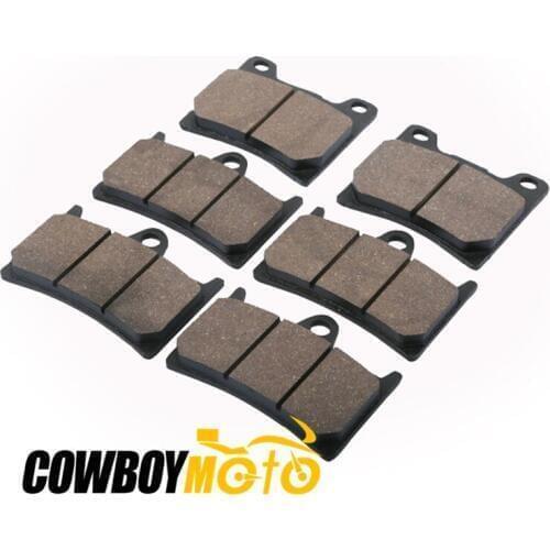 For YAMAHA XJR 1300 XJR1300 SP 1999 2000 2001 99 00 01 Motorcycle Motorbike Front & Rear Brake Pads 6pcs/set