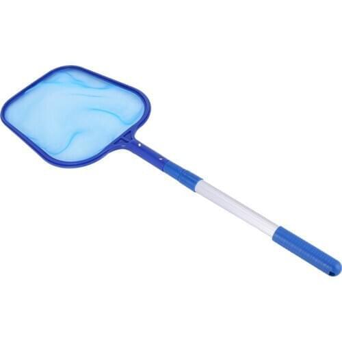 Swimming Pool Leaf Skimmer Net with Telescopic Pole Professional Mesh Deep Netting Bag Catcher Fast Cleaning Tool Retail