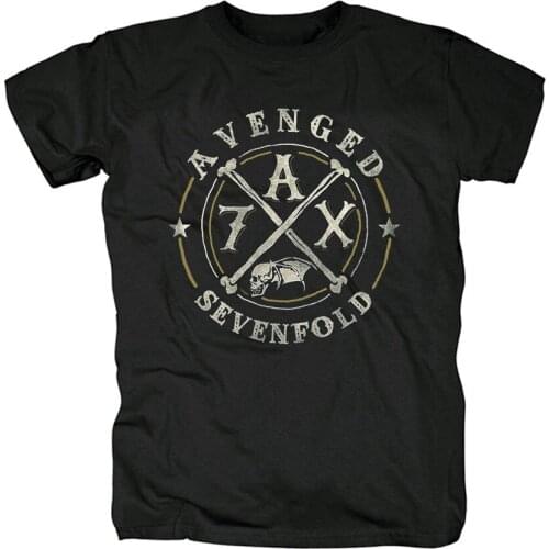17 desings demon illustration Avenged Sevenfold A7X Rock shirt Punk Hardrock Heavy new Metal Skull Bone DEVIL Teenage