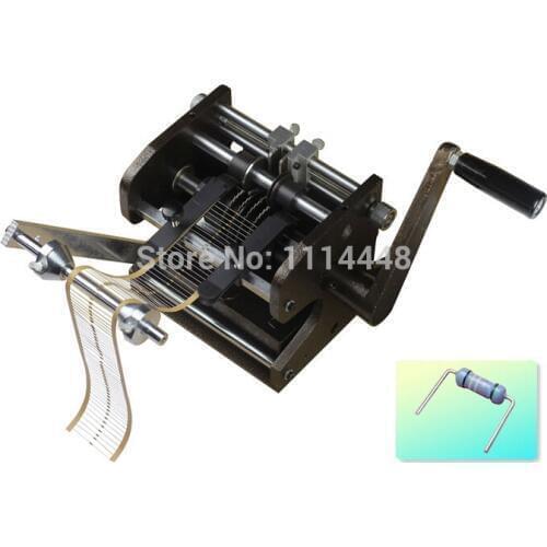 Manual U type Resistor Axial Lead Bend Cut Form Making Machine
