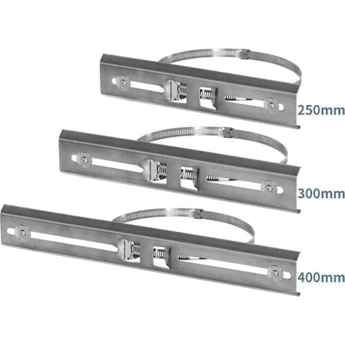 250/300/400mm Outdoor Surveillance Camera Rainproof Column Distribution Box Vertical Cross Arm Fixing Bracket With Mounting Hoop