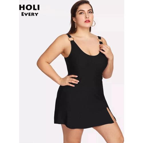 5XL Swimwear Large size One piece Women Swimsuit Big Plus Size Female Swimdress Wear Beach Swim Dress Bathing Suit Skirt XXXL14