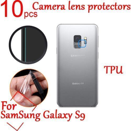 10pcs Ultra Clear anti-Explosion TPU Soft Camera Len Protectors Film Cover For Samsung Galaxy S9 S9+ plus Note 8 Protective Film